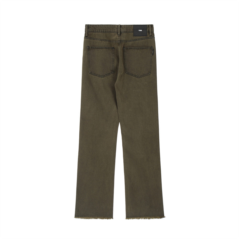 Casual Straight-leg Jeans For Men