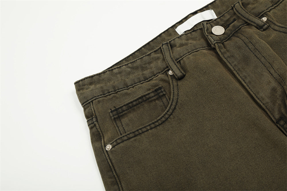 Casual Straight-leg Jeans For Men