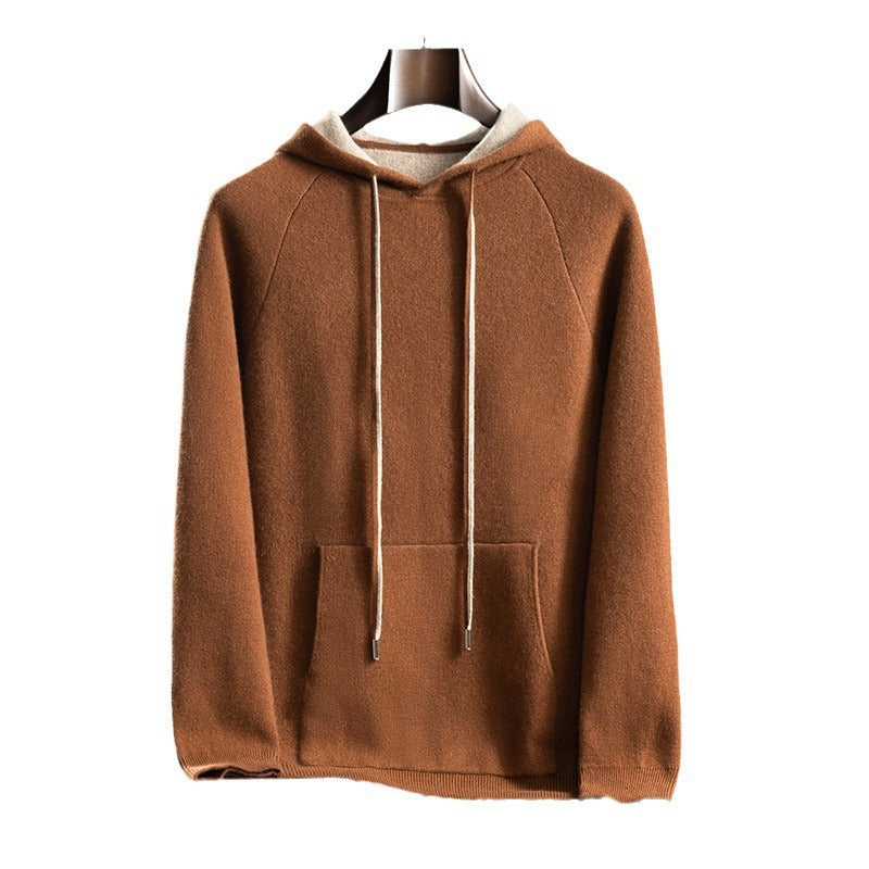 Men’s Cozy Cashmere Hoodie – Perfect for Fall and Winter