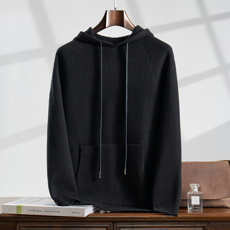 Men’s Cozy Cashmere Hoodie – Perfect for Fall and Winter