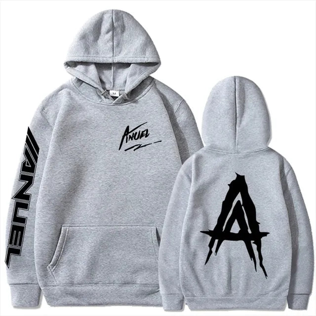 Autumn Fleece Men's Hoodies with Anuel AA Print