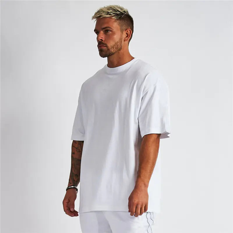 Relaxed Cotton Sports Tee