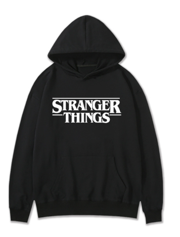 MatchMate Letter Print Hoodies