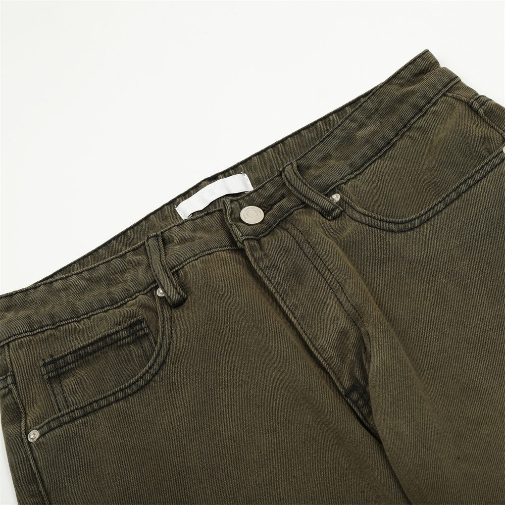 Casual Straight-leg Jeans For Men