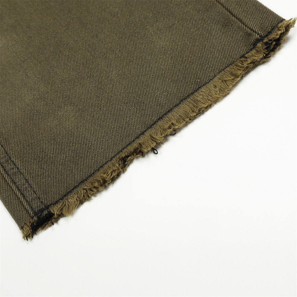 Casual Straight-leg Jeans For Men