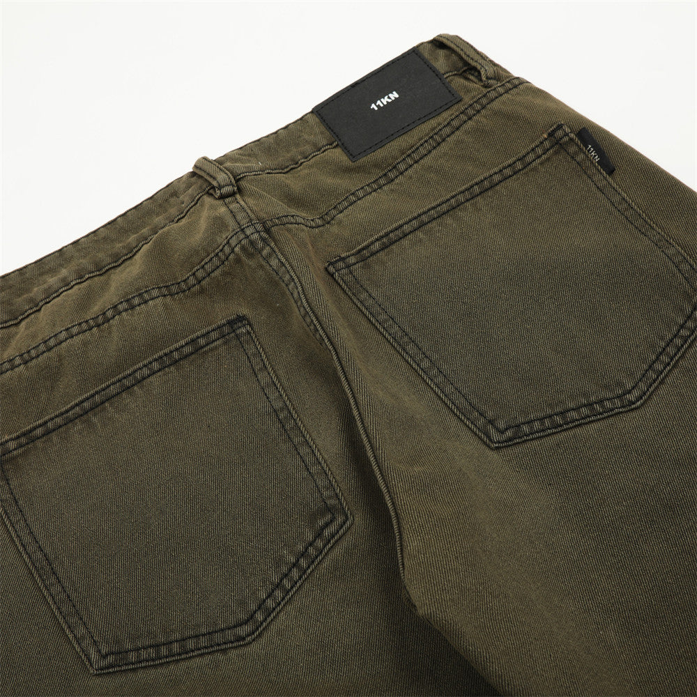 Casual Straight-leg Jeans For Men