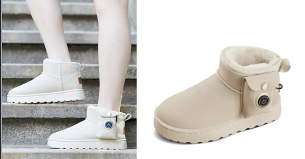 VelvetLined Heated Snow Boots