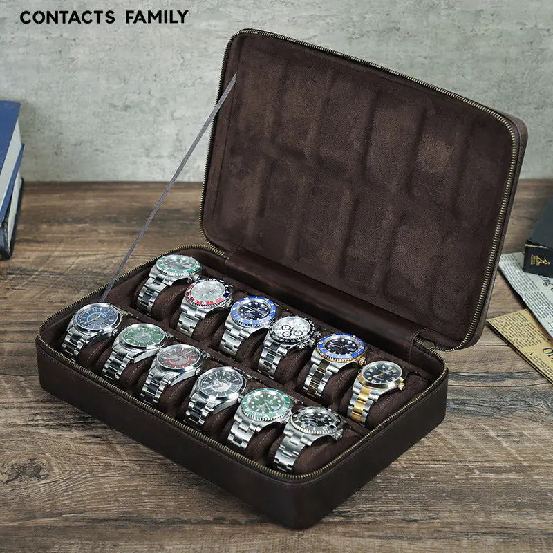 Classic Leather Watch Collector's Box