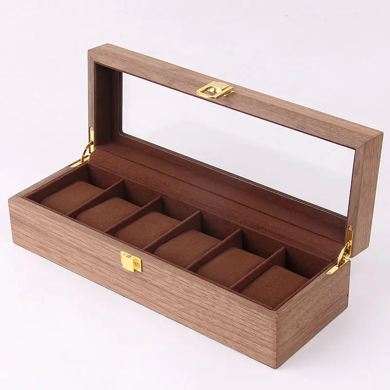 Classic Wooden Watch Organizer