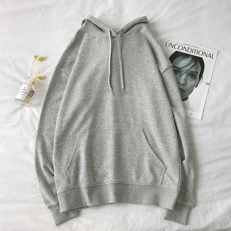 Men's Casual Solid Hoodie