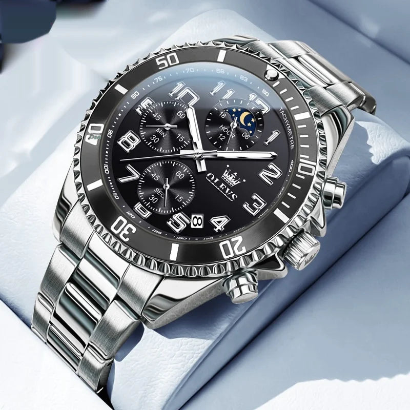 Versatile Men's Metal Watch