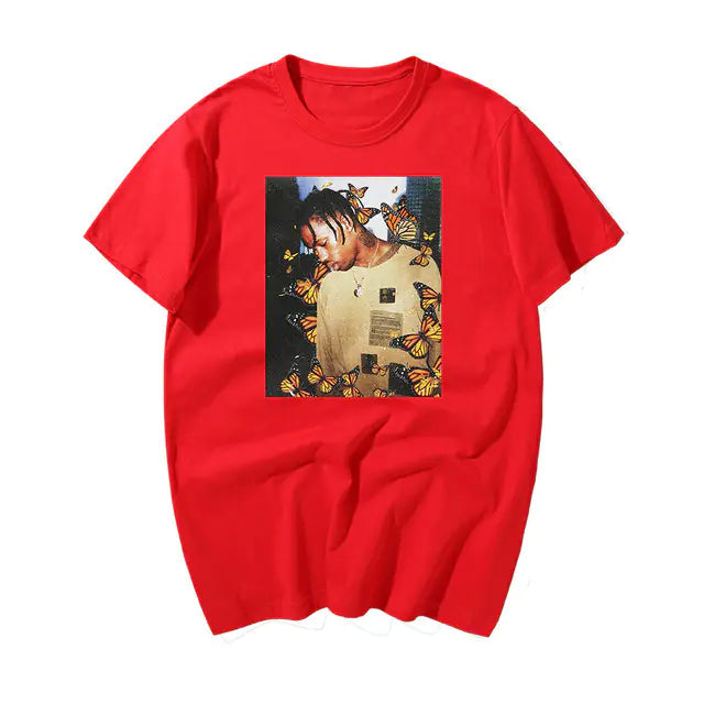 Printed Short Sleeve Round Neck T-Shirt