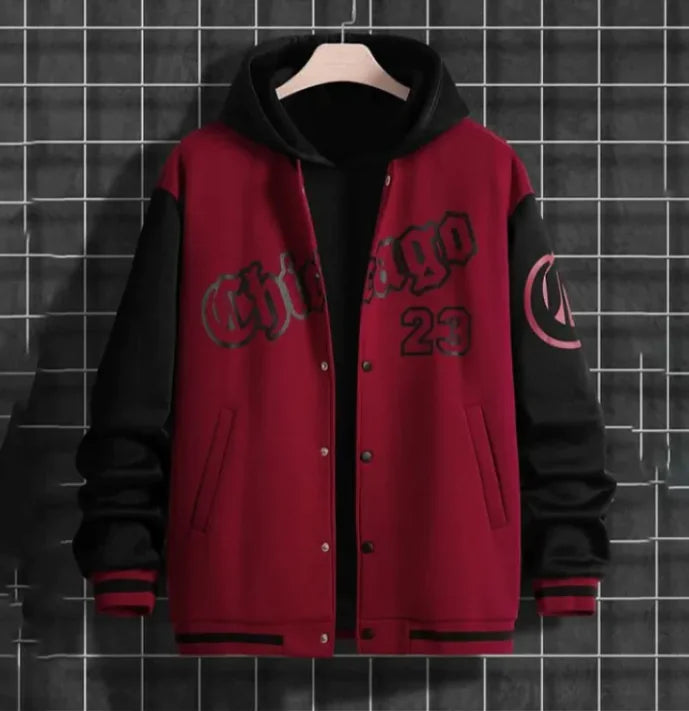 Urban Letterman Velvet-Lined Jacket