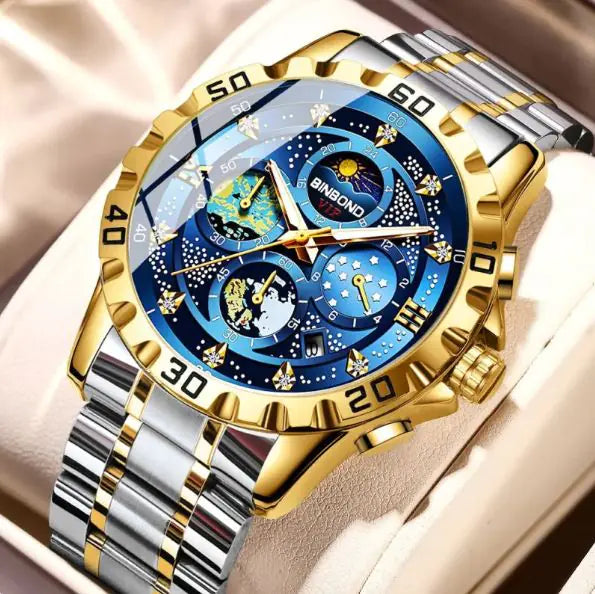 Elegant Three-Pin Quartz Watch